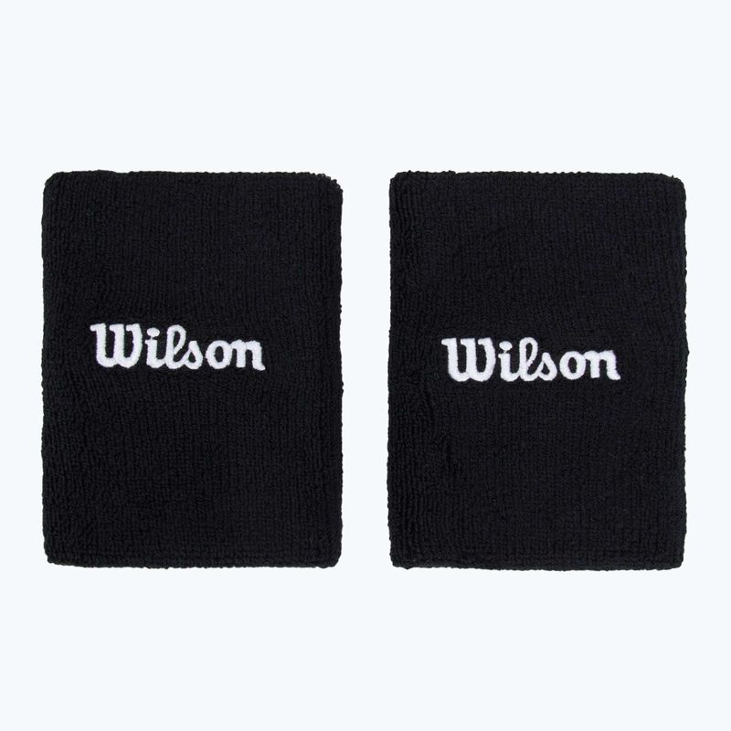 Frotki na nadgarstek Wilson Wide Terry Wristband 2 szt. black 2