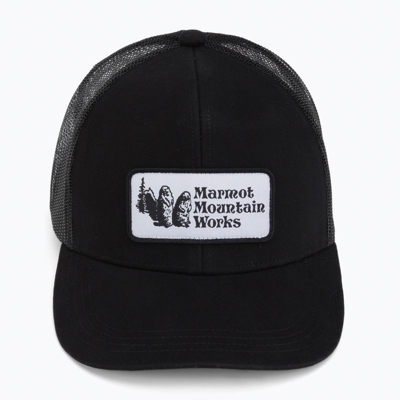 Czapka z daszkiem Marmot Retro Trucker black/black 4