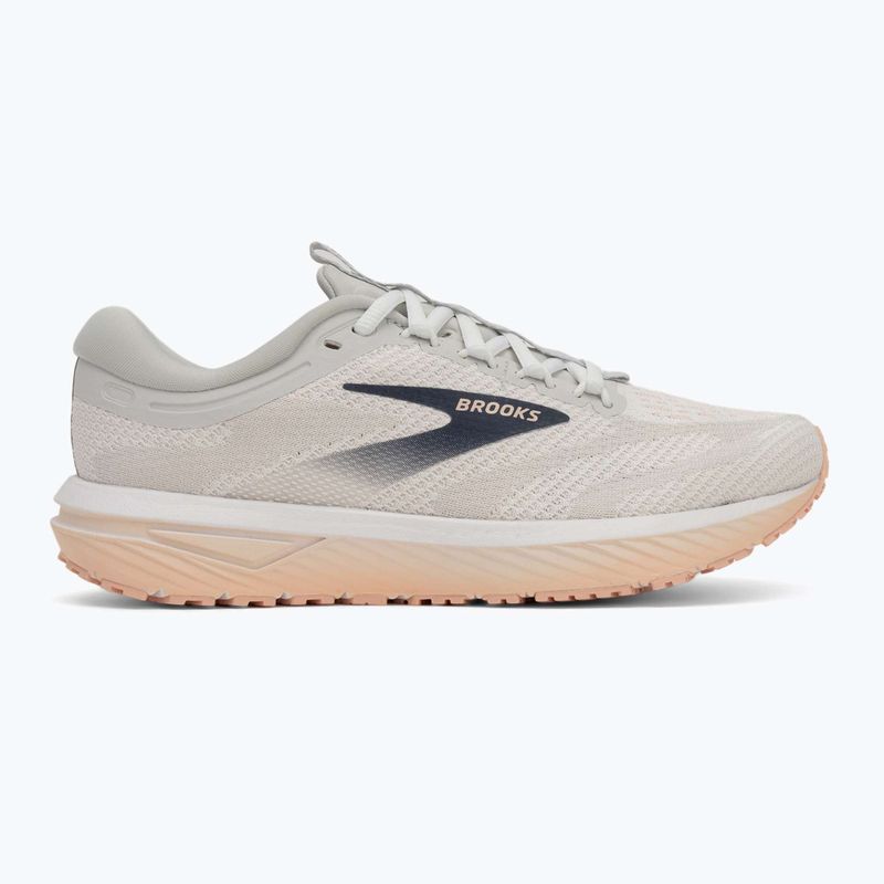 Buty do biegania damskie Brooks Revel 7 oyster/white/tropical peach 2