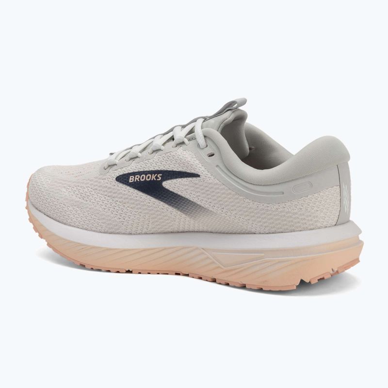 Buty do biegania damskie Brooks Revel 7 oyster/white/tropical peach 3