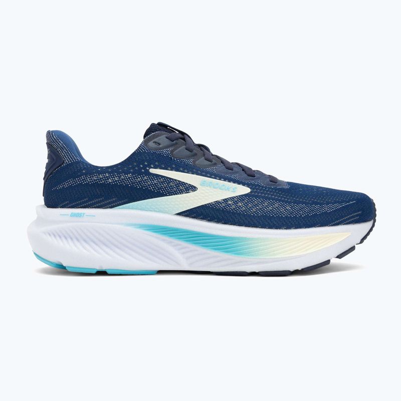 Buty do biegania damskie Brooks Ghost 17 navy/green/turquoise 2