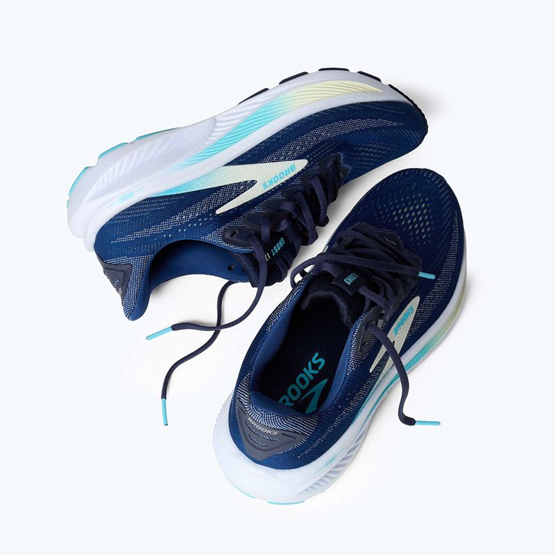 Buty do biegania damskie Brooks Ghost 17 navy/green/turquoise 9