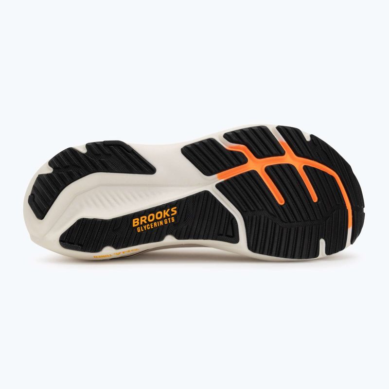 Buty do biegania męskie Brooks Glycerin GTS 23 arctic wolf/angora/orange 4