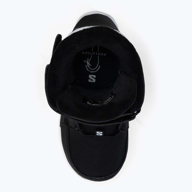 Buty snowboardowe dziecięce Salomon Whipstar Jr black/black/white 6