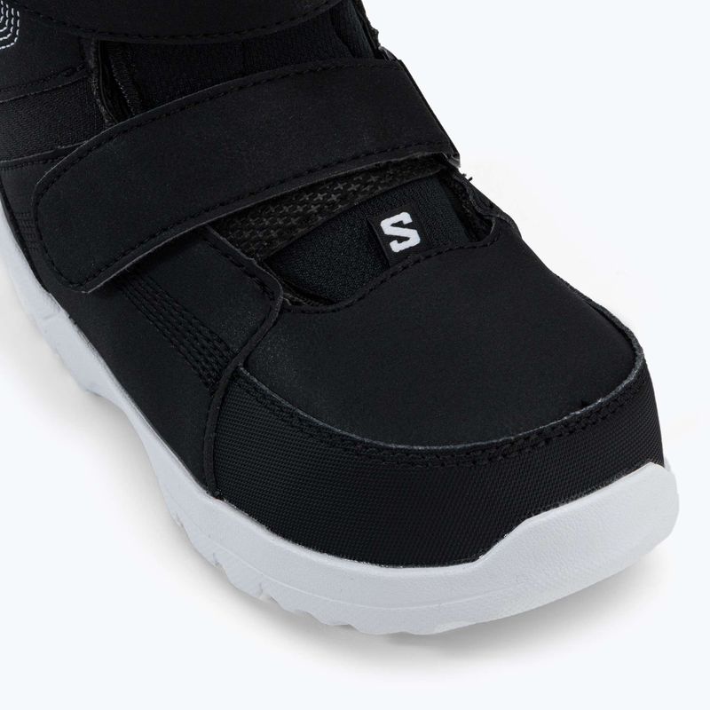 Buty snowboardowe dziecięce Salomon Whipstar Jr black/black/white 7