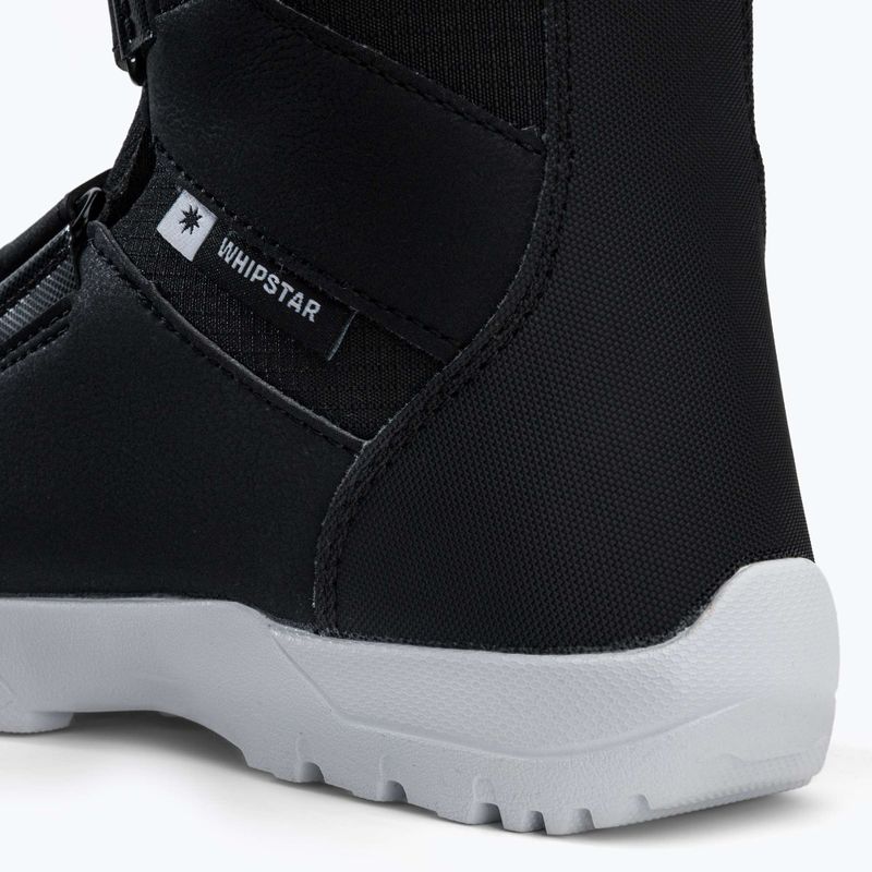 Buty snowboardowe dziecięce Salomon Whipstar Jr black/black/white 8