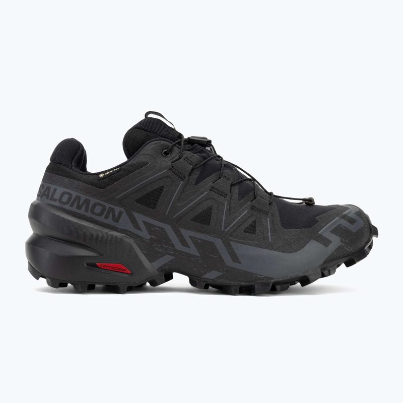 Buty do biegania damskie Salomon Speedcross 6 GTX black/black/phan 2