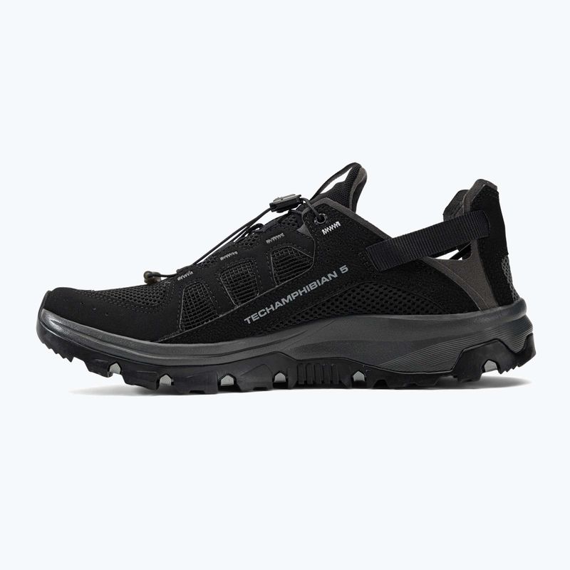 Buty turystyczne męskie Salomon Techamphibian 5 black/magnet/monument 3