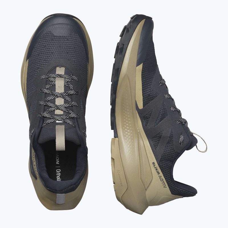 Buty turystyczne męskie Salomon Elixir Activ carbon/slate green/glacier 12