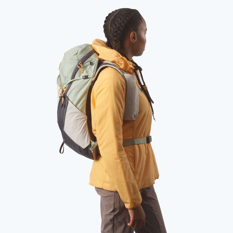 Plecak turystyczny damski Salomon Aerotrek 18 l M-L seagrass/silver cloud/nine iron 6