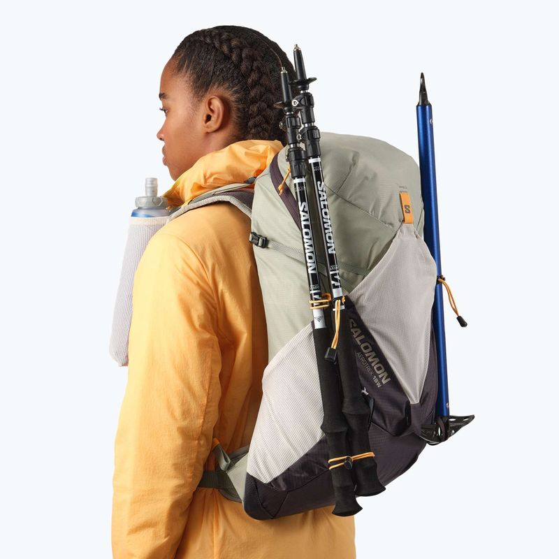 Plecak turystyczny damski Salomon Aerotrek 18 l M-L seagrass/silver cloud/nine iron 7