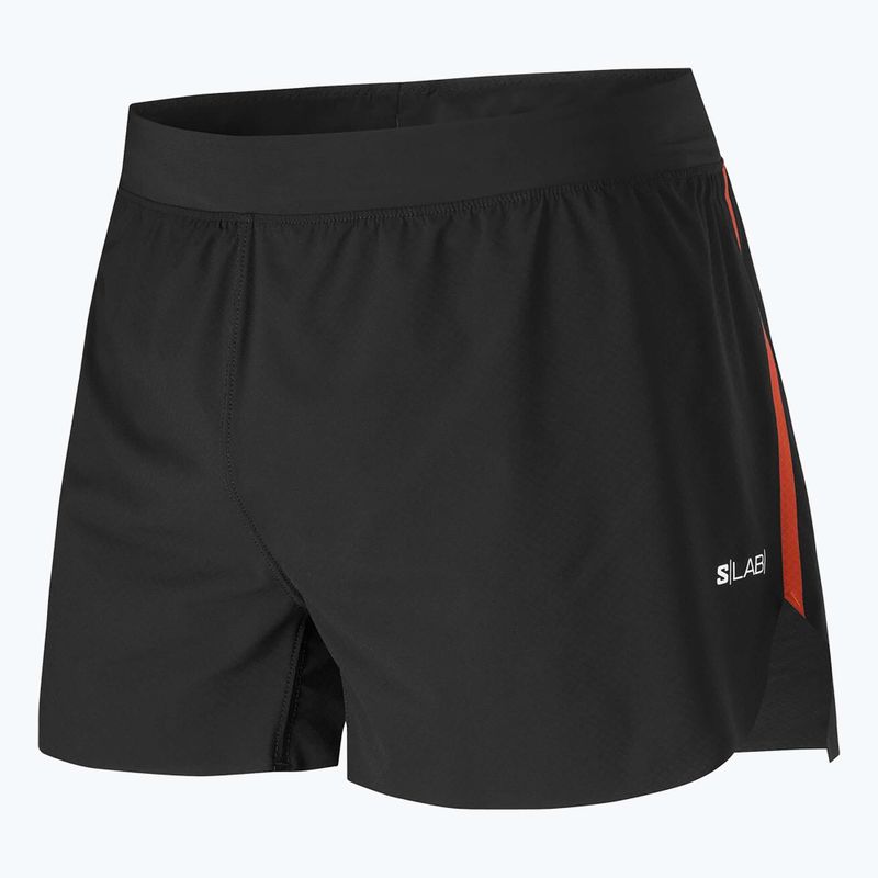 Spodenki do biegania męskie Salomon S/Lab Speed Spl 3" deep black/fiery red 6
