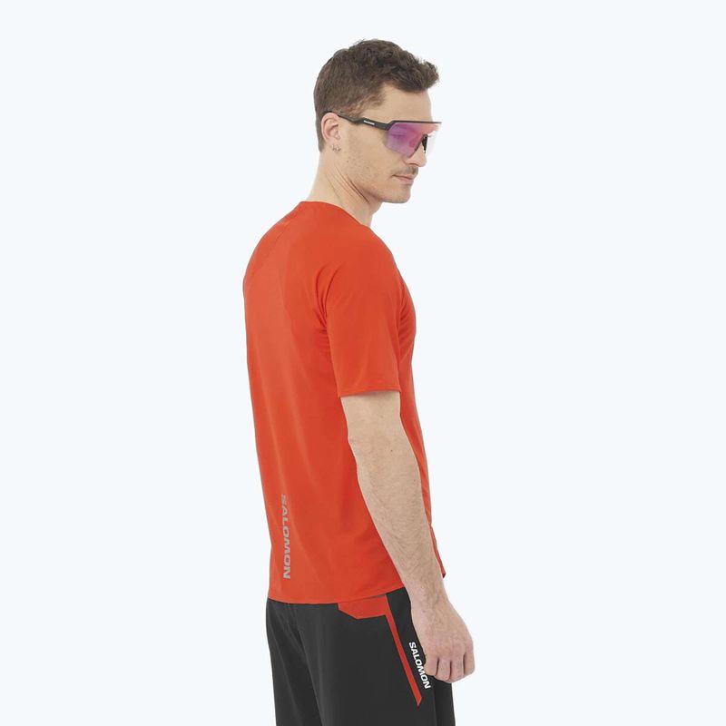 Koszulka do biegania męska Salomon S/Lab Speed Tee flery red 2