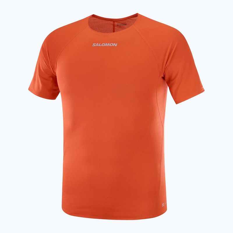 Koszulka do biegania męska Salomon S/Lab Speed Tee flery red 4