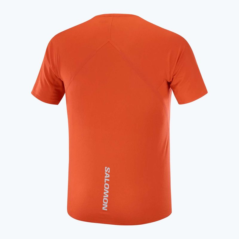Koszulka do biegania męska Salomon S/Lab Speed Tee flery red 5