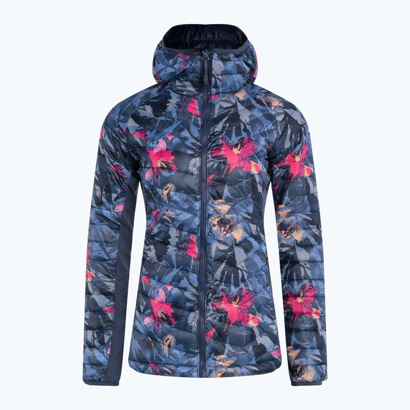 Kurtka hybrydowa damska Columbia Powder Pass Hooded nocturnal floriculture print 8
