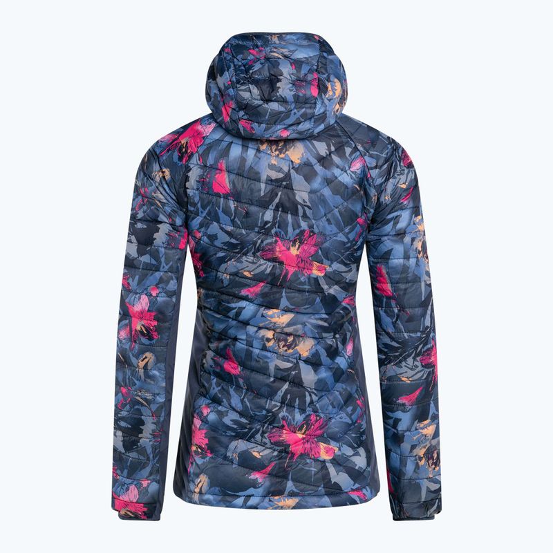 Kurtka hybrydowa damska Columbia Powder Pass Hooded nocturnal floriculture print 9