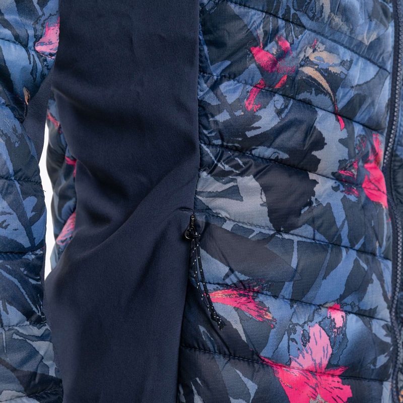 Kurtka hybrydowa damska Columbia Powder Pass Hooded nocturnal floriculture print 10