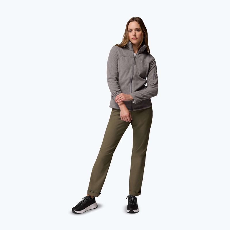 Bluza polarowa damska Columbia Fast Trek II city grey heather/city grey 2