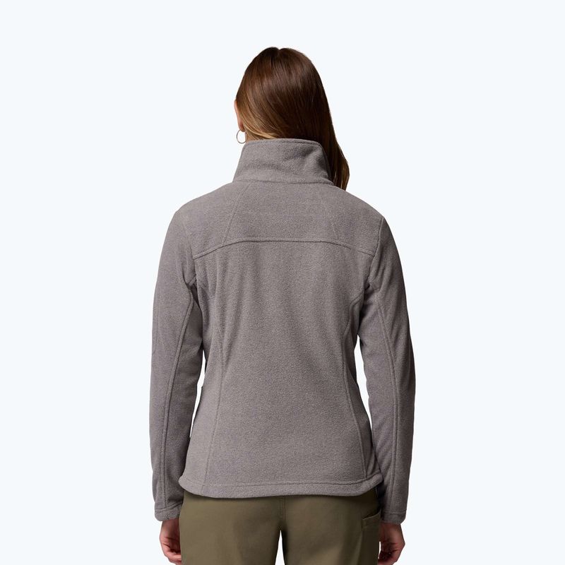 Bluza polarowa damska Columbia Fast Trek II city grey heather/city grey 3