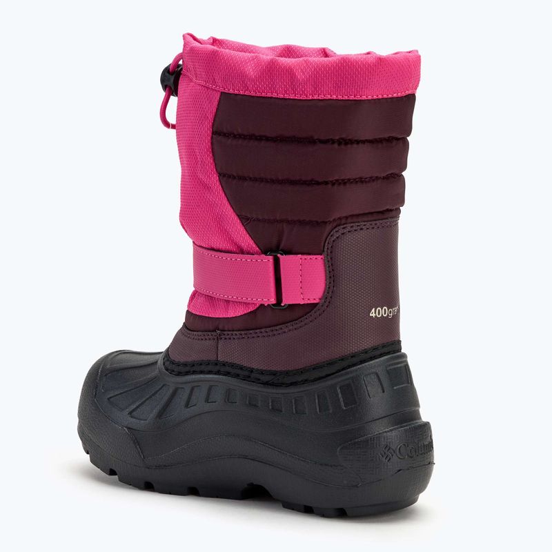 Śniegowce dziecięce Columbia Powderbug Snowlite pink ice/ moonvista 3