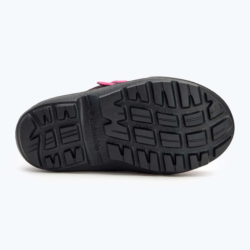 Śniegowce dziecięce Columbia Powderbug Snowlite pink ice/ moonvista 4