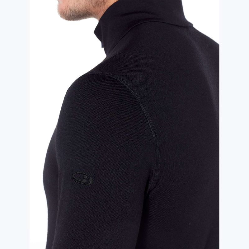 Bluza termoaktywna męska icebreaker 260 Tech LS Half Zip black 6
