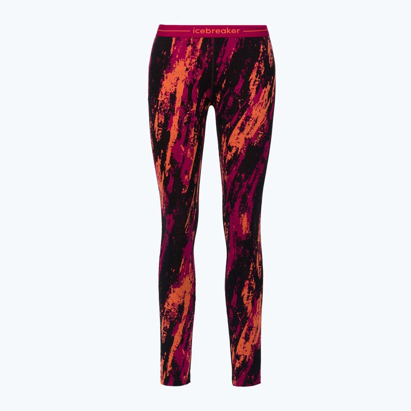Spodnie termoaktywne damskie icebreaker 250 Vertex Sedimentary cherry/flash/black/j 6