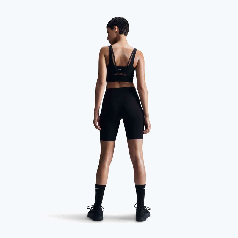 Biustonosz treningowy Nike Zenvy Medium-Support black/sail 3