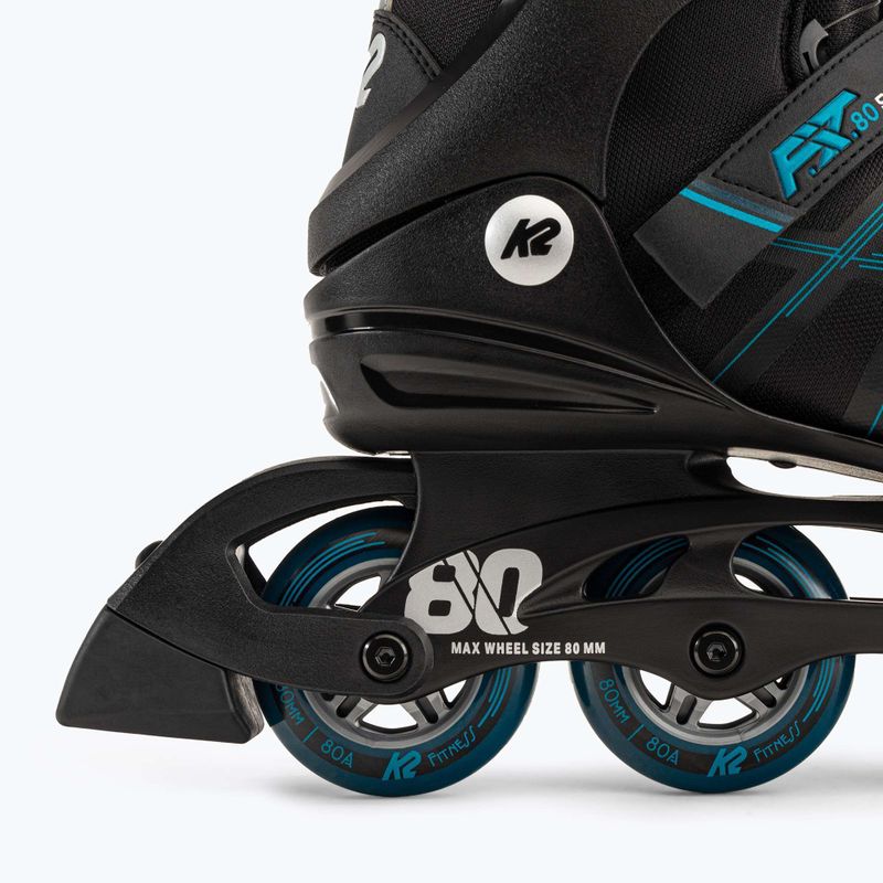 Rolki męskie K2 F.I.T. 80 Pro black/blue 7