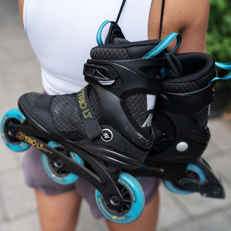 Rolki męskie K2 Trio LT 100 black/orange 8