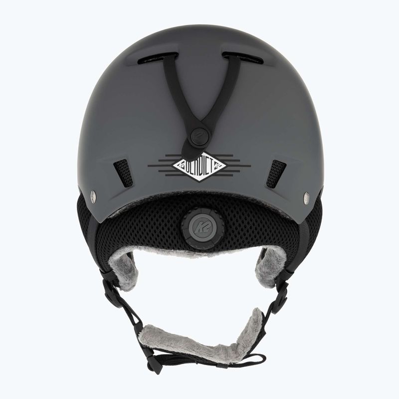 Kask narciarski K2 Verdict dark gray 3