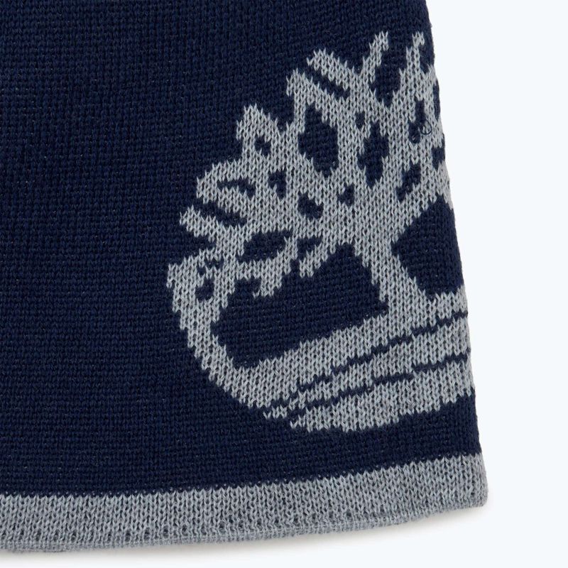 Czapka zimowa męska Timberland Reversible Logo Beanie peacoat 2