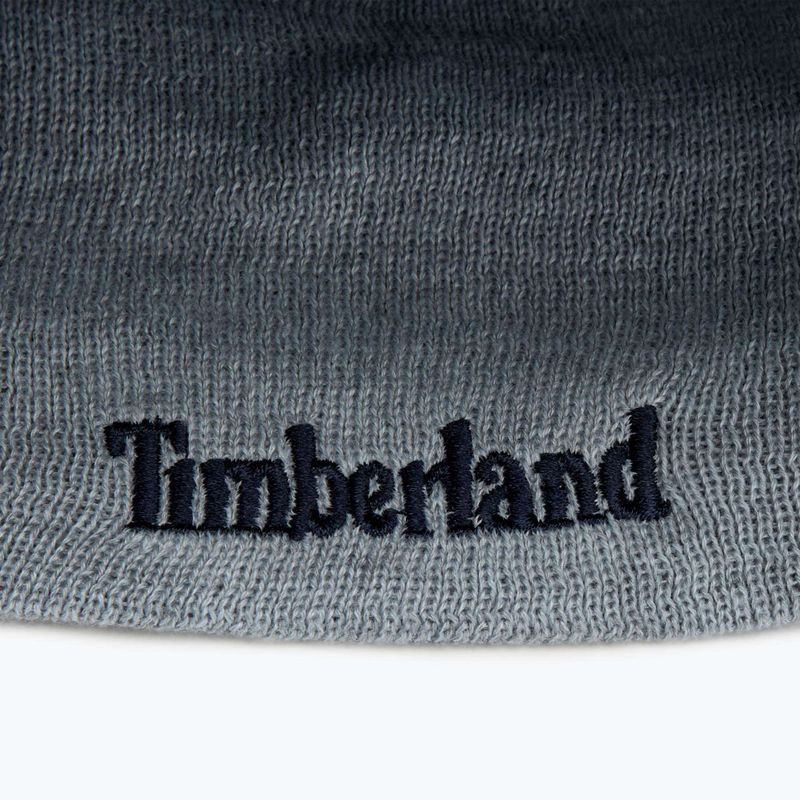 Czapka zimowa męska Timberland Reversible Logo Beanie peacoat 4