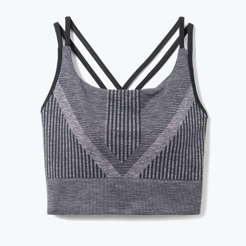 Biustonosz termoaktywny Smartwool Intraknit Strappy black heather 4