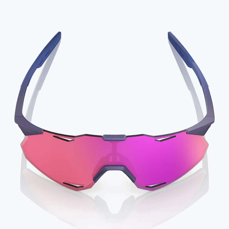 Okulary przeciwsłoneczne 100% Hypercraft XS satin storm metallic/purple mirror 3