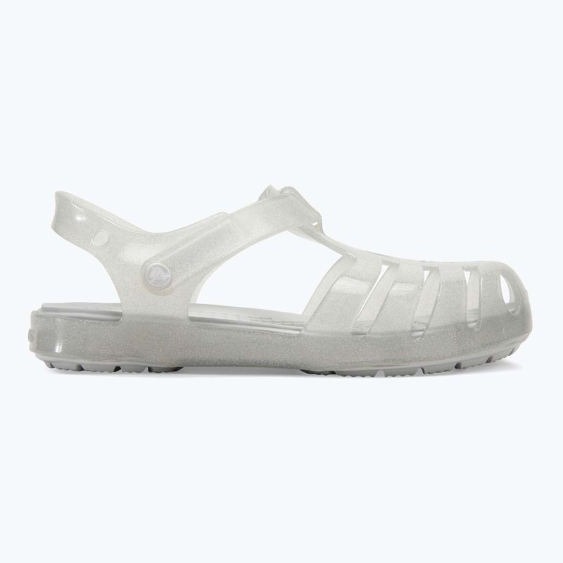 Sandały dziecięce Crocs Isabella Glitter silver glitter 2