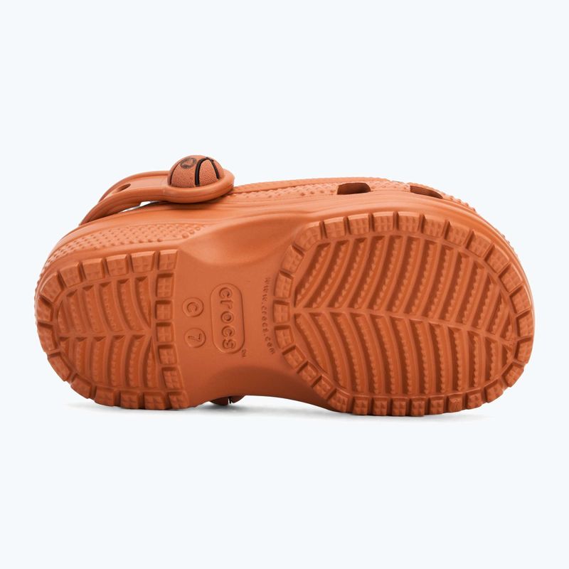 Klapki dziecięce Crocs Classic Basketball Clog Toddler sienna 5