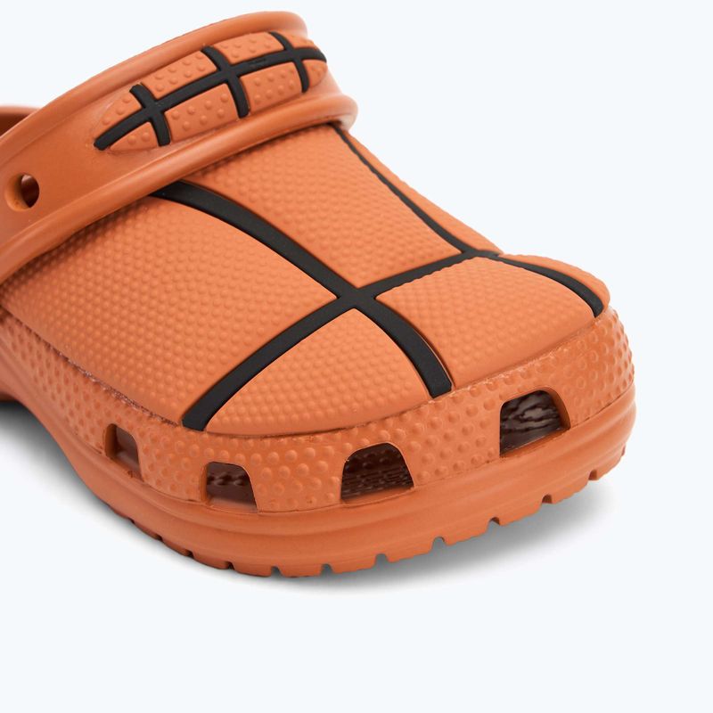 Klapki dziecięce Crocs Classic Basketball Clog Toddler sienna 8