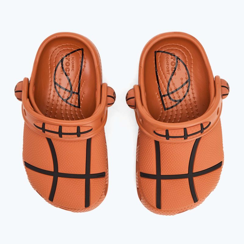Klapki dziecięce Crocs Classic Basketball Clog Toddler sienna 9