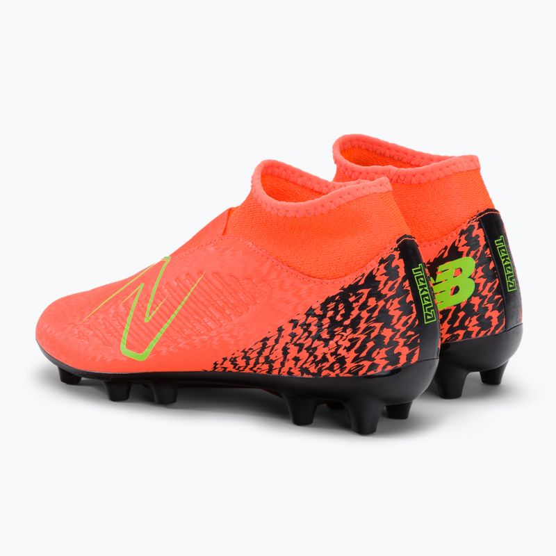 Buty piłkarskie dziecięce New Balance Tekela Magique V4+ FG neon dragonfly 3