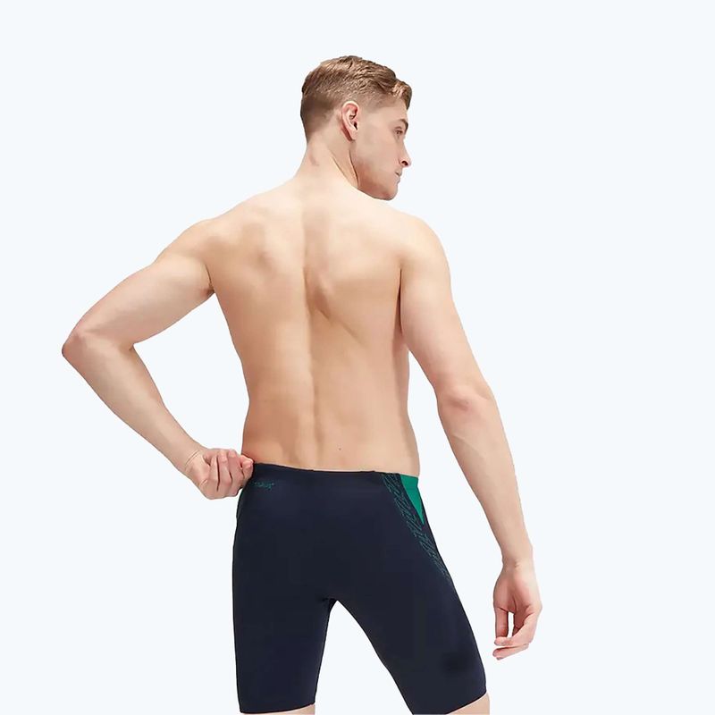 Jammery pływackie męskie Speedo Hyper Boom Splice navy/green 2