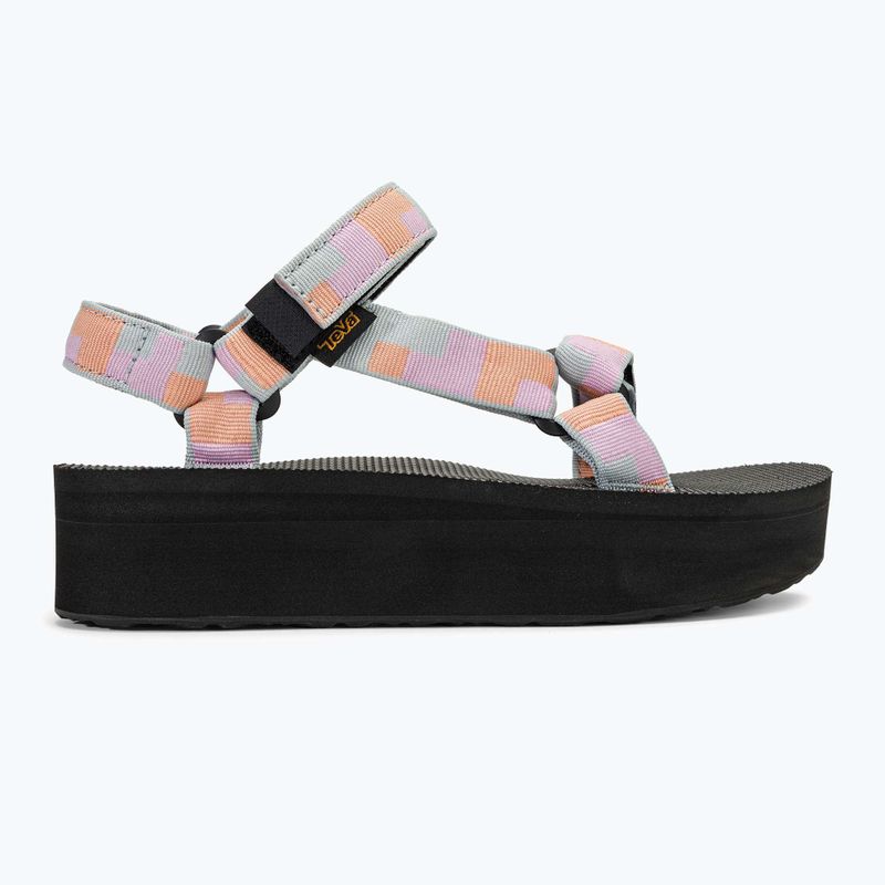 Sandały damskie Teva Flatform Universal retro shapes pear blue 2