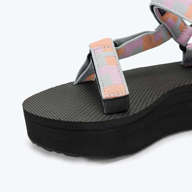 Sandały damskie Teva Flatform Universal retro shapes pear blue 7