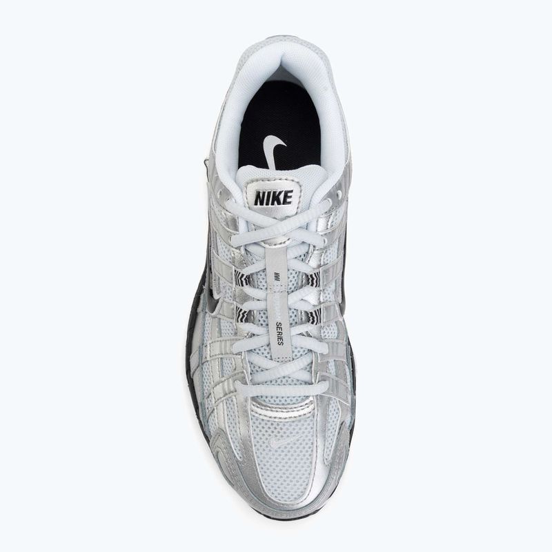 Buty damskie Nike P-6000 white/metallic silver/black 5