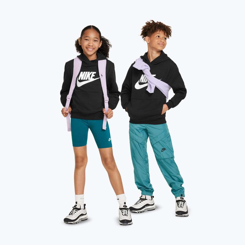 Bluza dziecięca Nike Club Fleece Hoodie black/white 2