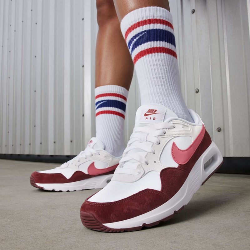 Buty damskie Nike Air Max SC white/team red/adobe 10