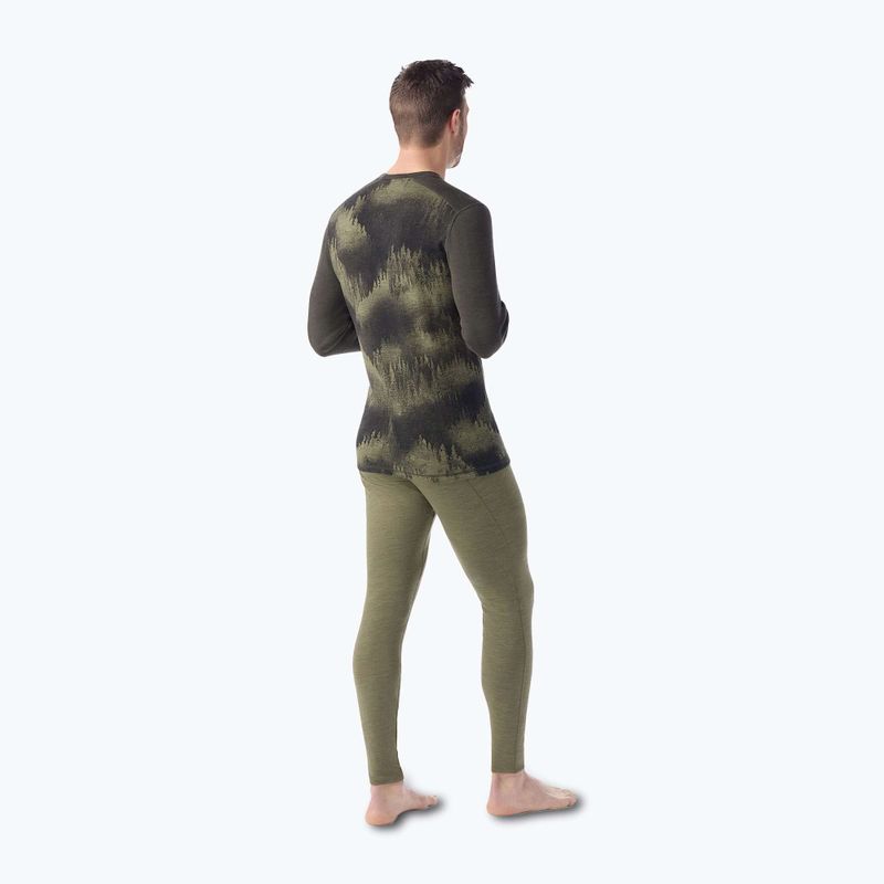 Bluza termoaktywna męska Smartwool Merino 250 Baselayer Crew Boxed north woods foggy pines 2