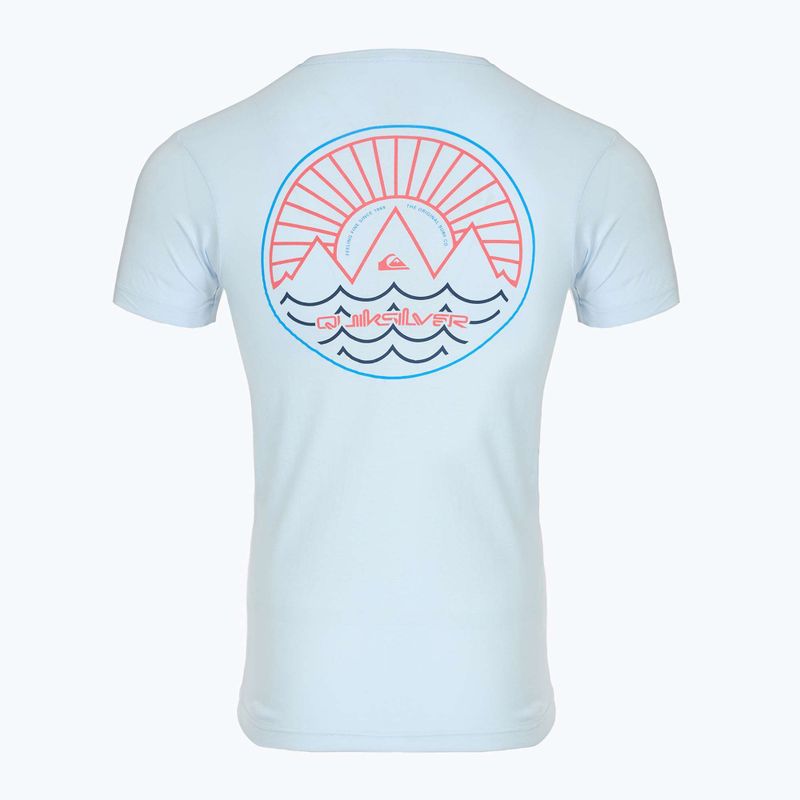 Koszulka męska Quiksilver Summit Sunset blue/red combo 2