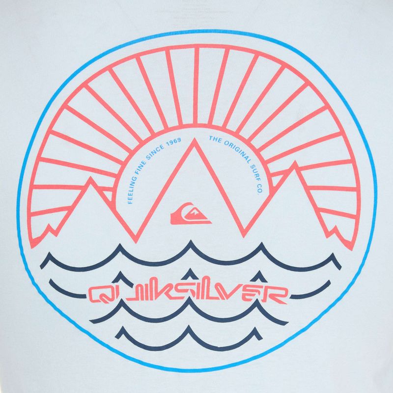 Koszulka męska Quiksilver Summit Sunset blue/red combo 3